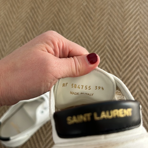 Saint Laurent white canvas sneakers - 39.5 - Picture 6 of 6